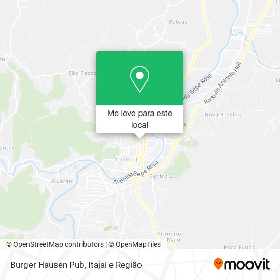 Burger Hausen Pub mapa