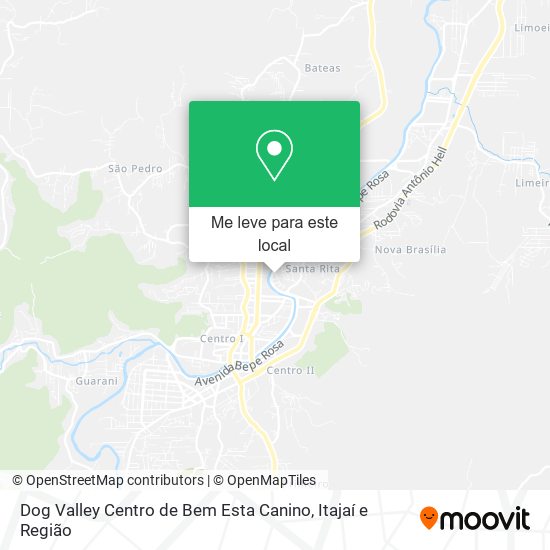 Dog Valley Centro de Bem Esta Canino mapa