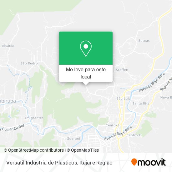 Versatil Industria de Plasticos mapa