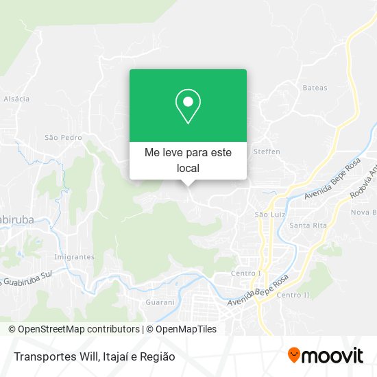 Transportes Will mapa