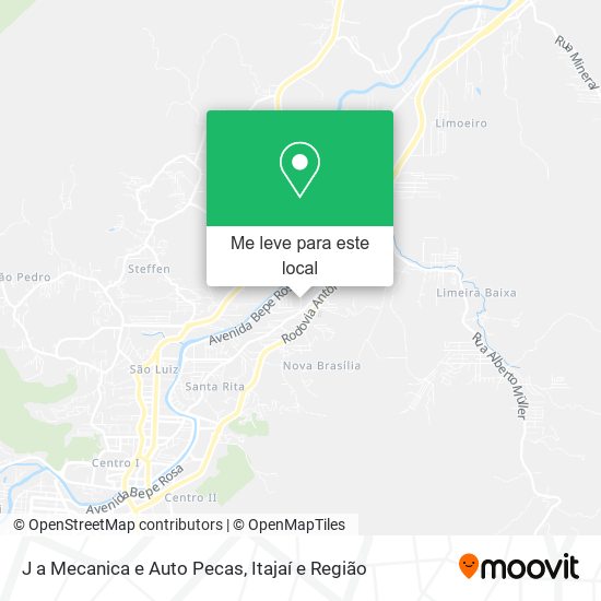 J a Mecanica e Auto Pecas mapa