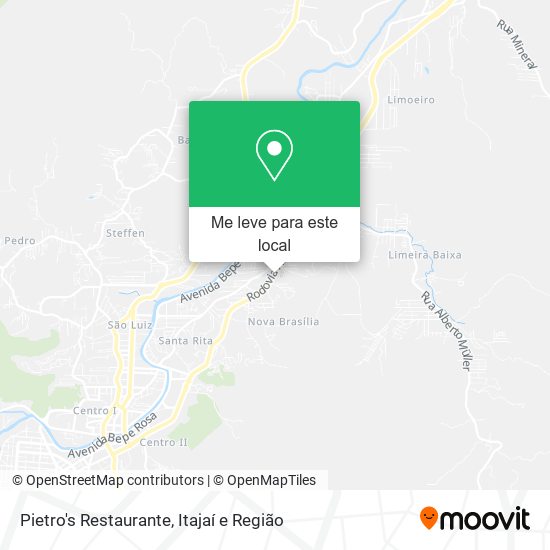 Pietro's Restaurante mapa
