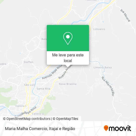 Maria Malha Comercio mapa