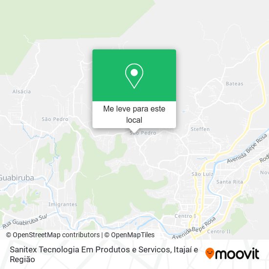 Sanitex Tecnologia Em Produtos e Servicos mapa