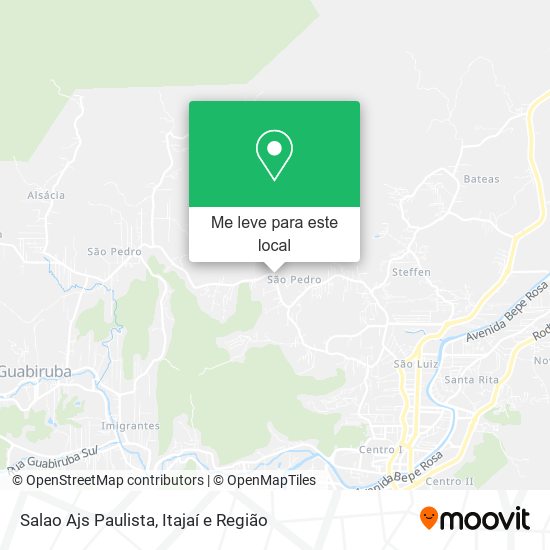 Salao Ajs Paulista mapa