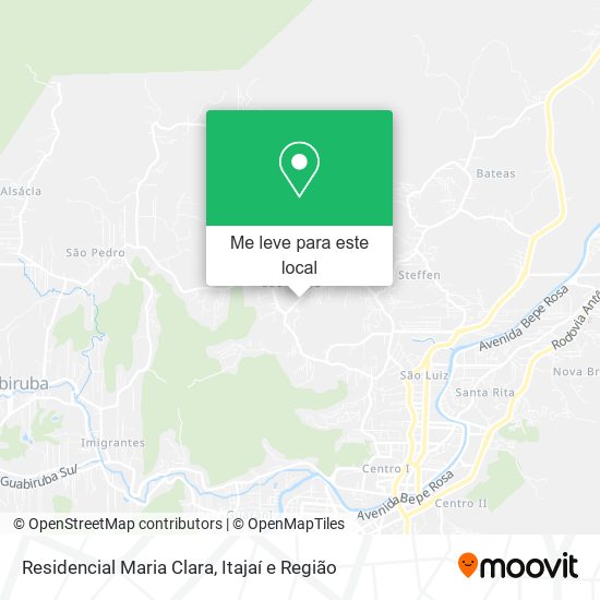 Residencial Maria Clara mapa