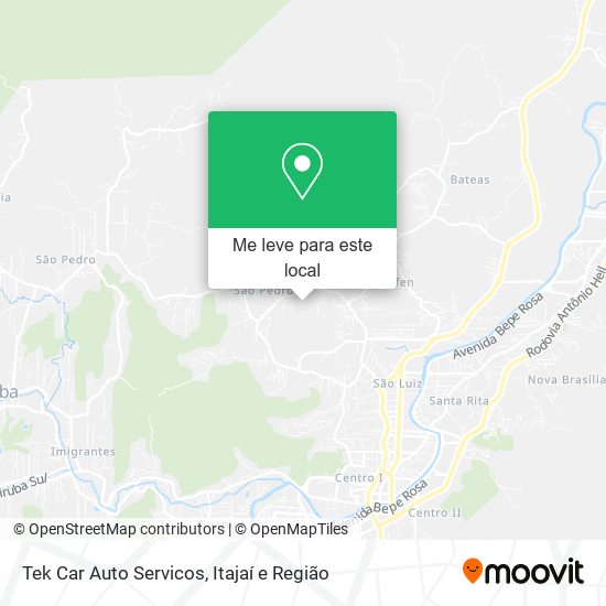 Tek Car Auto Servicos mapa