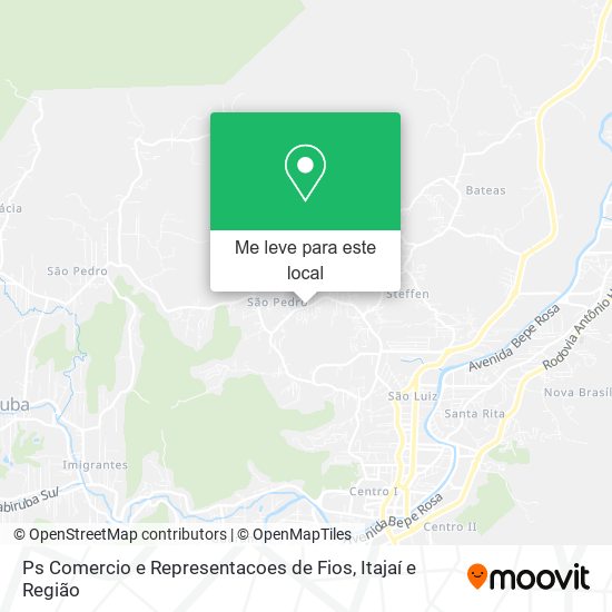 Ps Comercio e Representacoes de Fios mapa