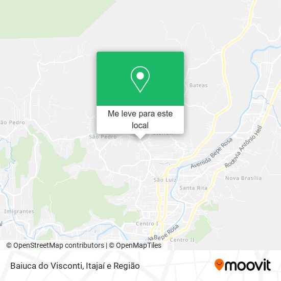 Baiuca do Visconti mapa