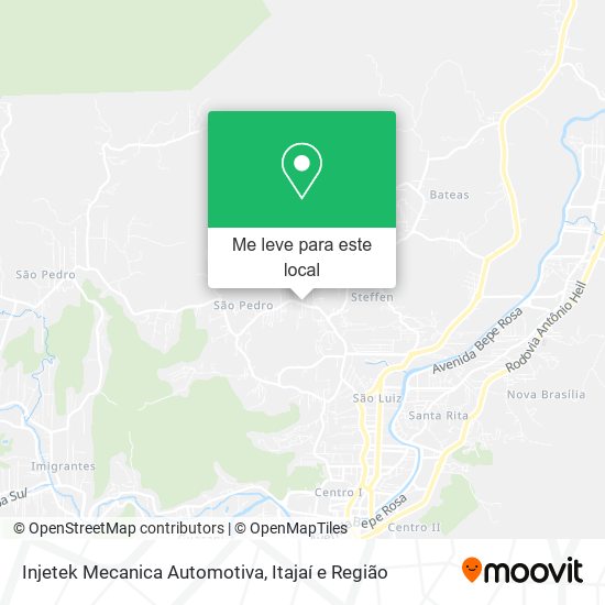Injetek Mecanica Automotiva mapa