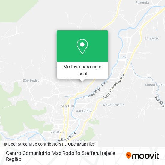 Centro Comunitário Max Rodolfo Steffen mapa