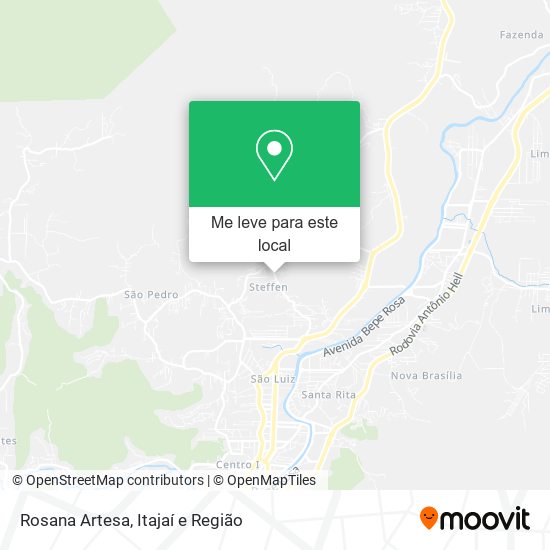 Rosana Artesa mapa