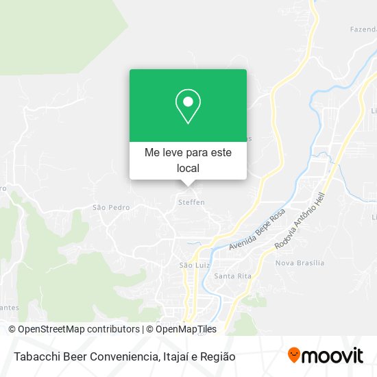 Tabacchi Beer Conveniencia mapa
