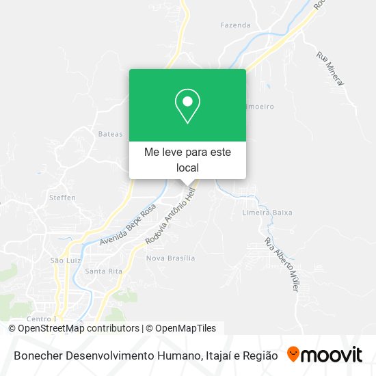 Bonecher Desenvolvimento Humano mapa