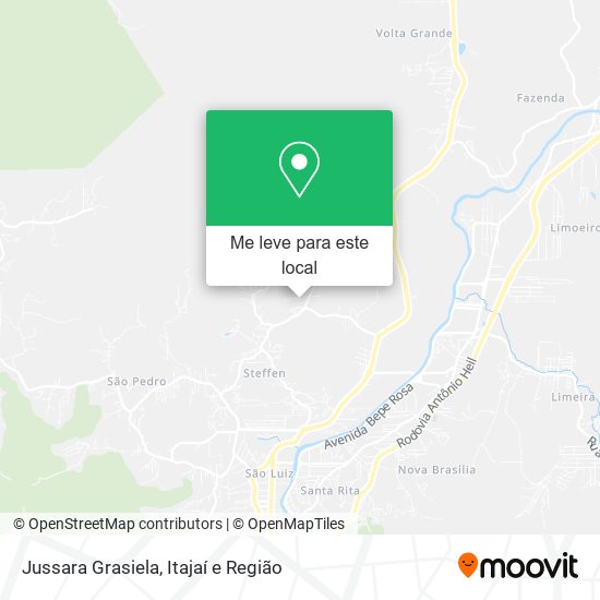 Jussara Grasiela mapa