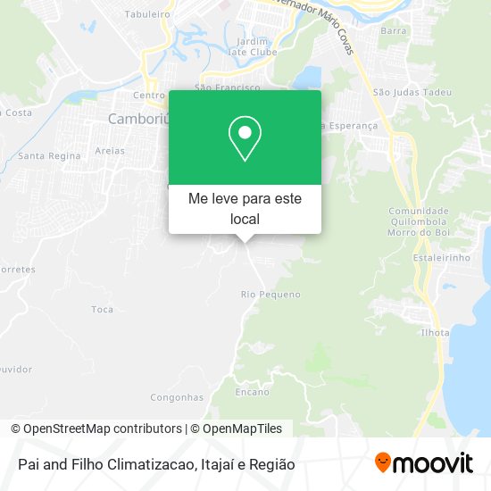 Pai and Filho Climatizacao mapa