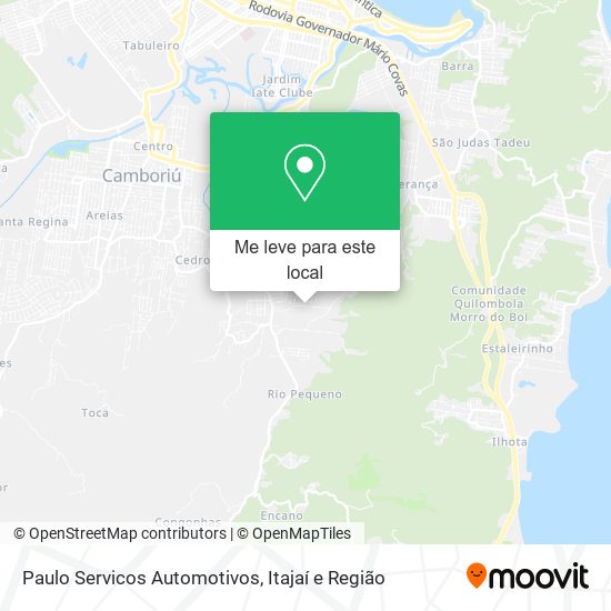 Paulo Servicos Automotivos mapa