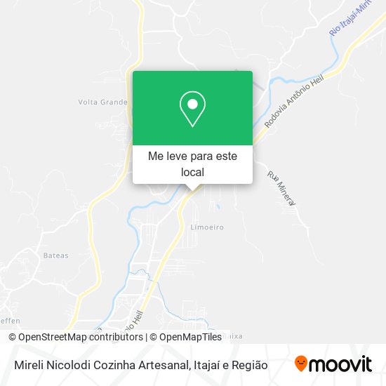 Mireli Nicolodi Cozinha Artesanal mapa