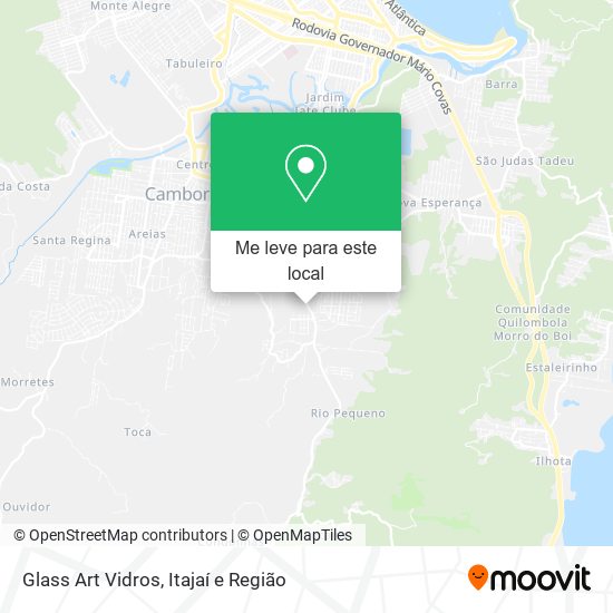 Glass Art Vidros mapa