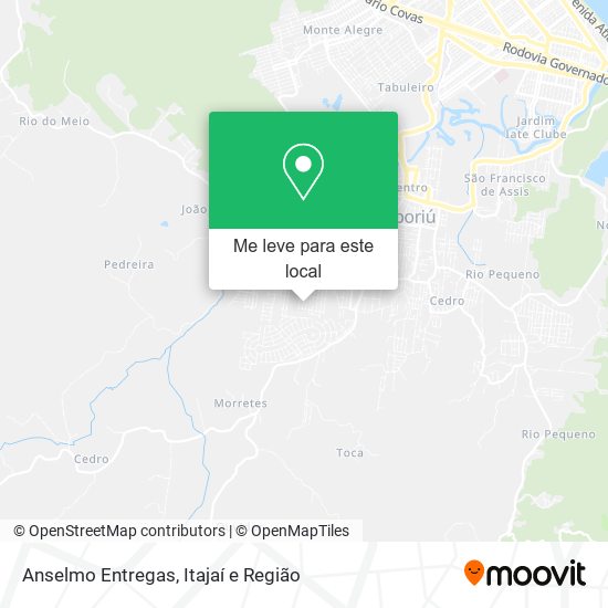 Anselmo Entregas mapa