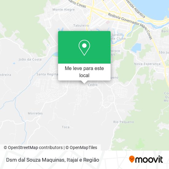 Dsm dal Souza Maquinas mapa