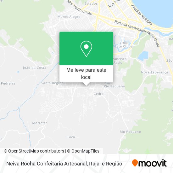 Neiva Rocha Confeitaria Artesanal mapa