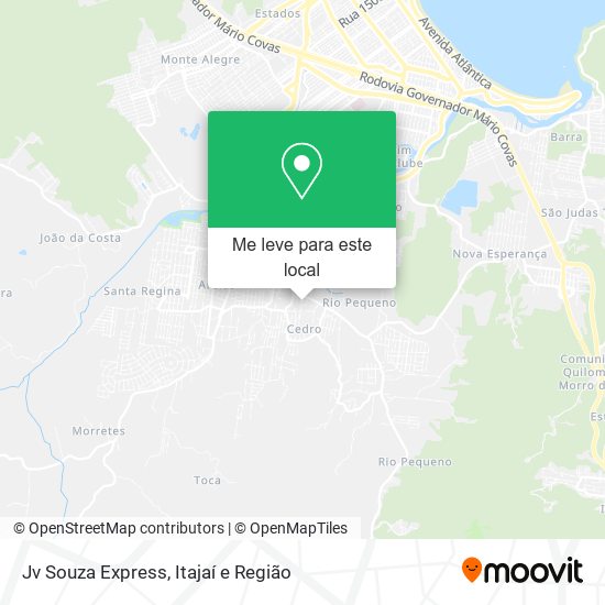 Jv Souza Express mapa
