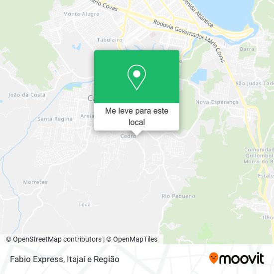 Fabio Express mapa