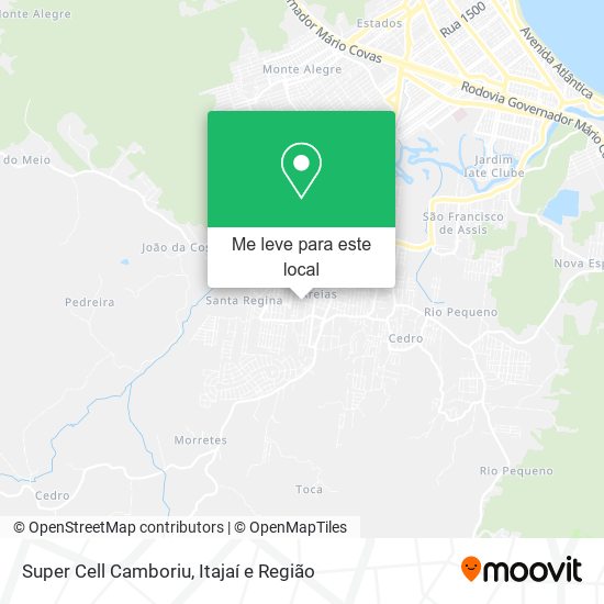 Super Cell Camboriu mapa