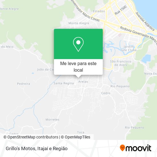 Grillo's Motos mapa