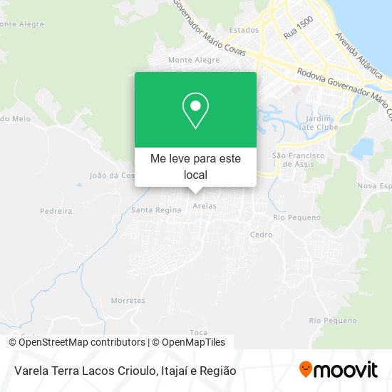 Varela Terra Lacos Crioulo mapa