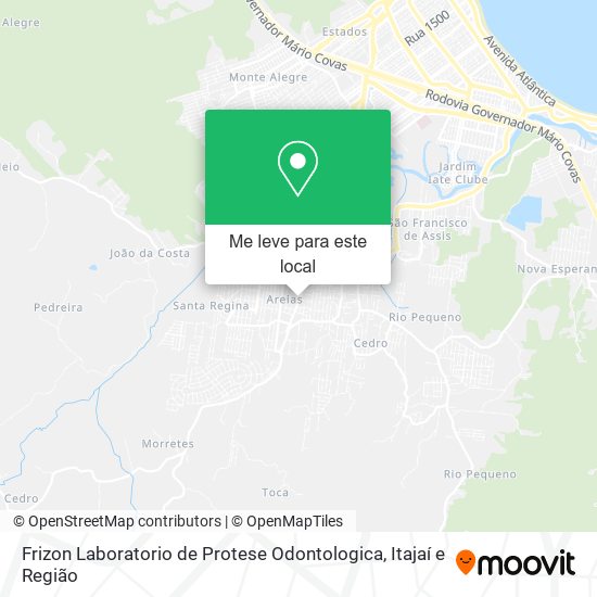 Frizon Laboratorio de Protese Odontologica mapa