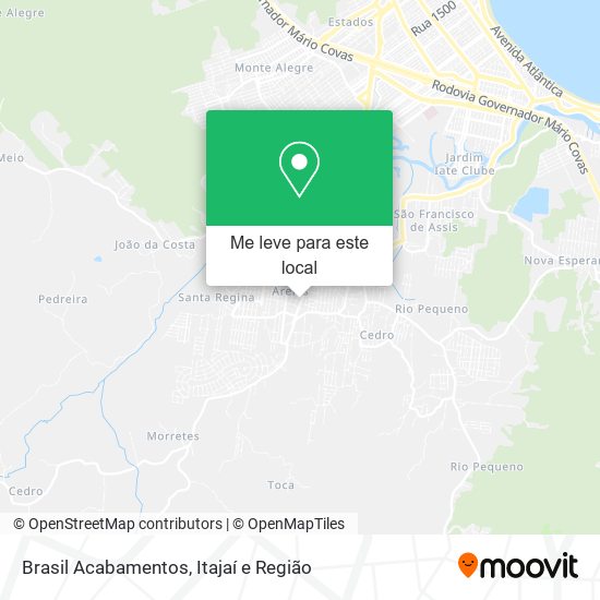 Brasil Acabamentos mapa