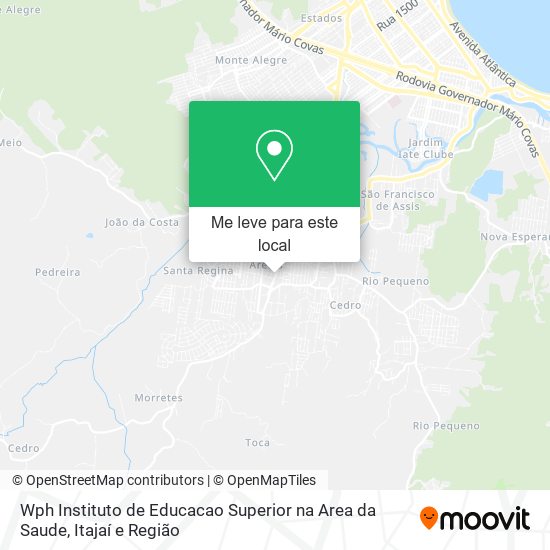 Wph Instituto de Educacao Superior na Area da Saude mapa