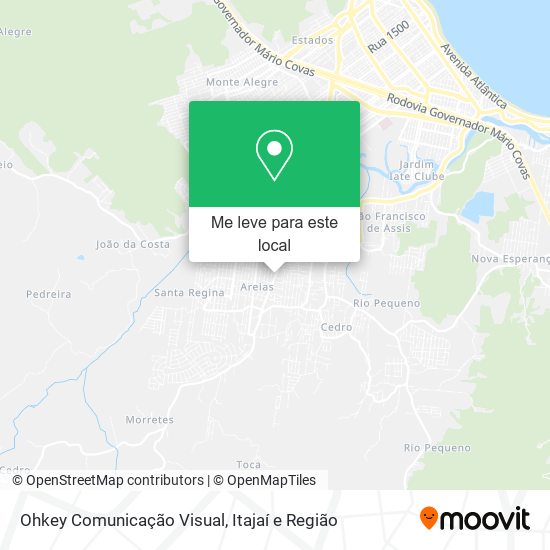 Ohkey Comunicação Visual mapa