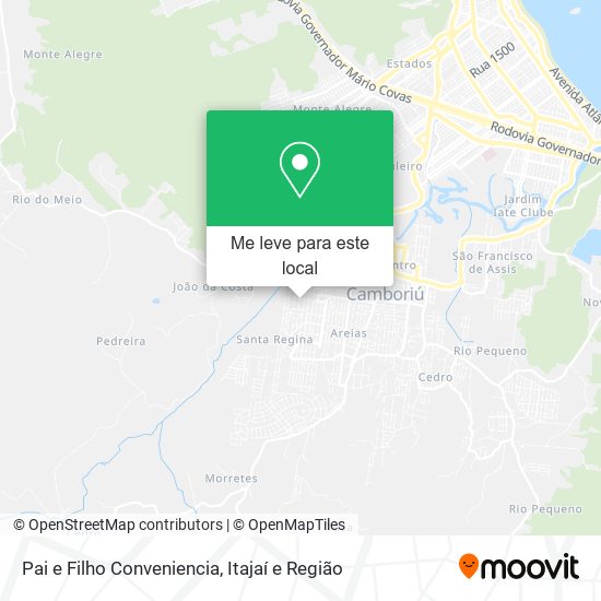 Pai e Filho Conveniencia mapa