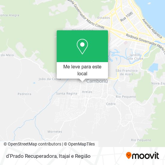 d'Prado Recuperadora mapa