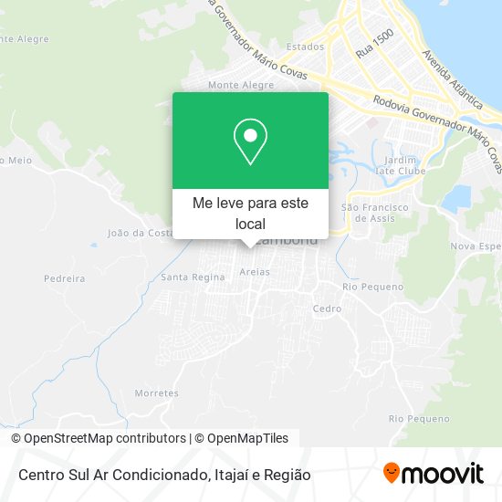 Centro Sul Ar Condicionado mapa