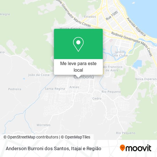 Anderson Burroni dos Santos mapa