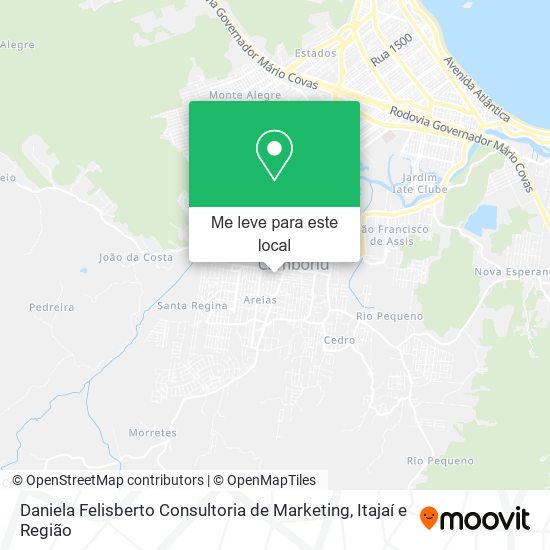 Daniela Felisberto Consultoria de Marketing mapa