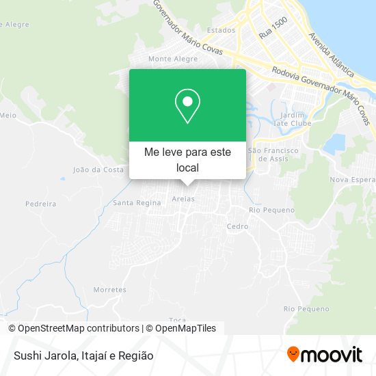 Sushi Jarola mapa