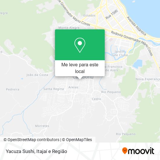 Yacuza Sushi mapa