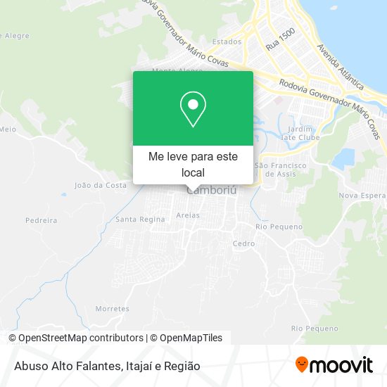 Abuso Alto Falantes mapa