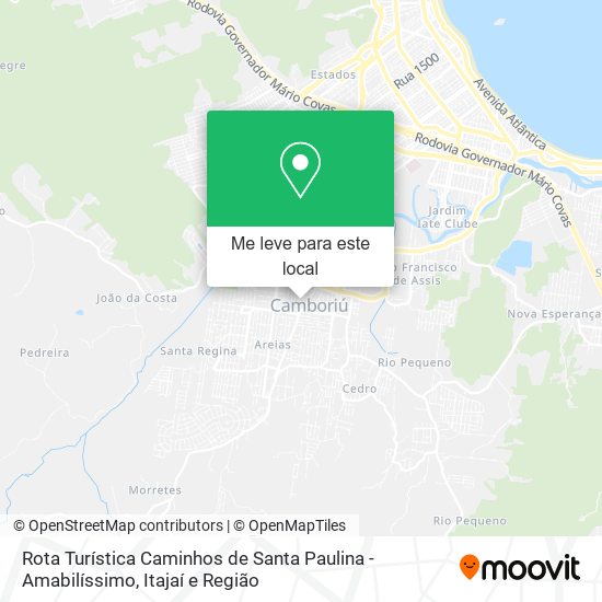 Rota Turística Caminhos de Santa Paulina - Amabilíssimo mapa