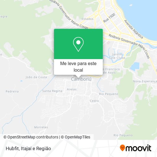 Hubfit mapa