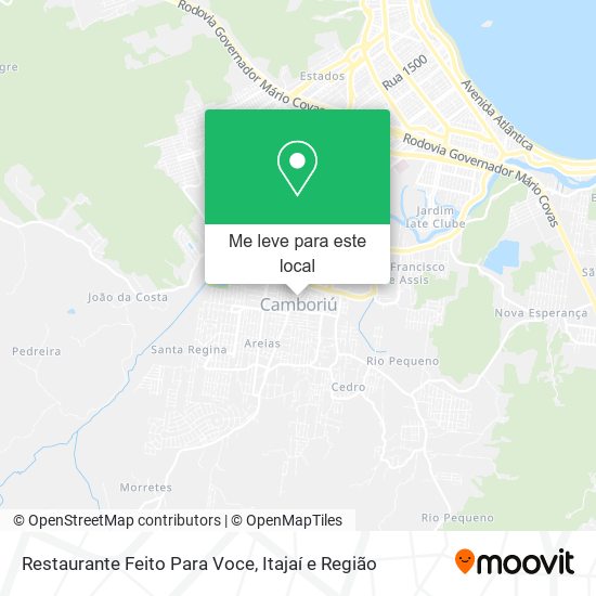 Restaurante Feito Para Voce mapa