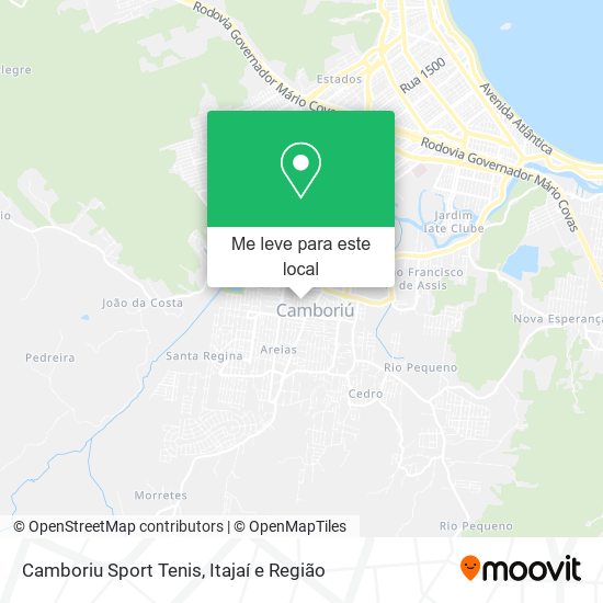 Camboriu Sport Tenis mapa