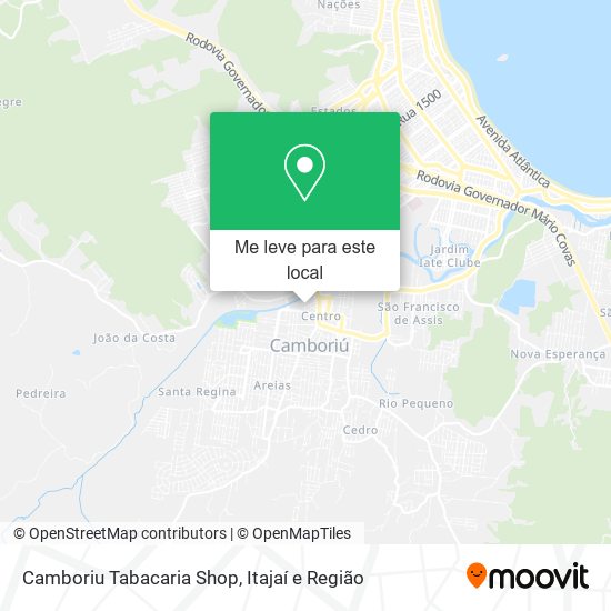 Camboriu Tabacaria Shop mapa