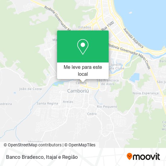 Banco Bradesco mapa