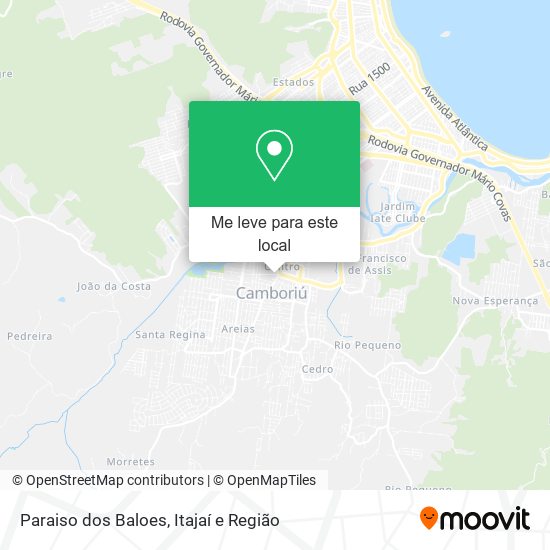 Paraiso dos Baloes mapa